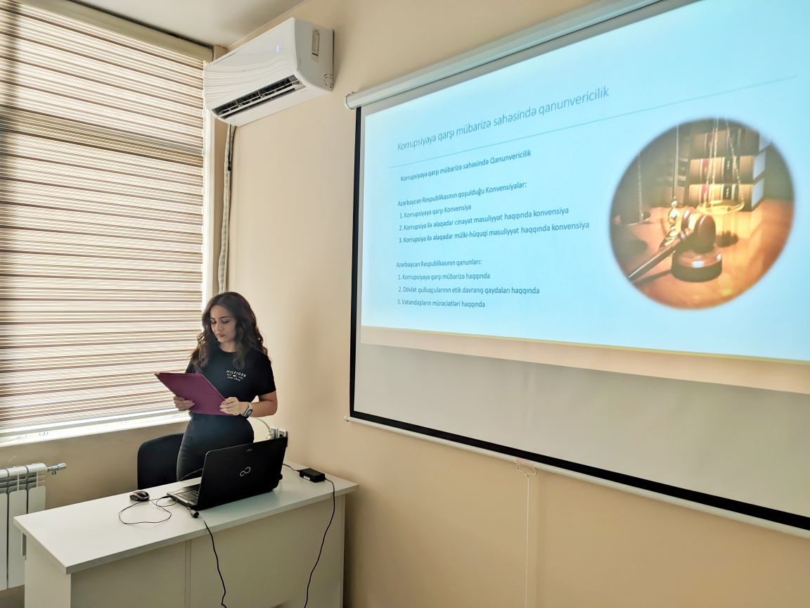 An event related to the "National Action Plan on Strengthening the Fight Against Corruption" was held at the Institute of Biophysics