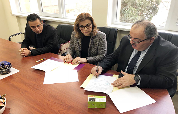 A memorandum of cooperation was signed between the Institute of Biophysics of ANAS and the Caspian University