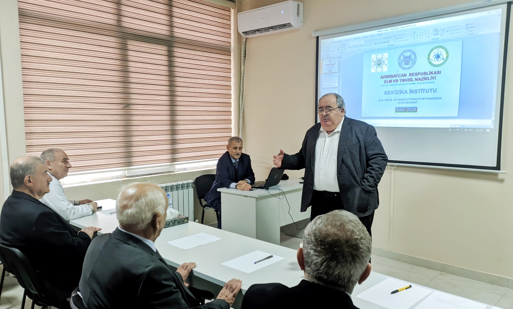 A meeting of the Scientific Council of the Institute of Biophysics devoted to the annual report of the scientific institution was held