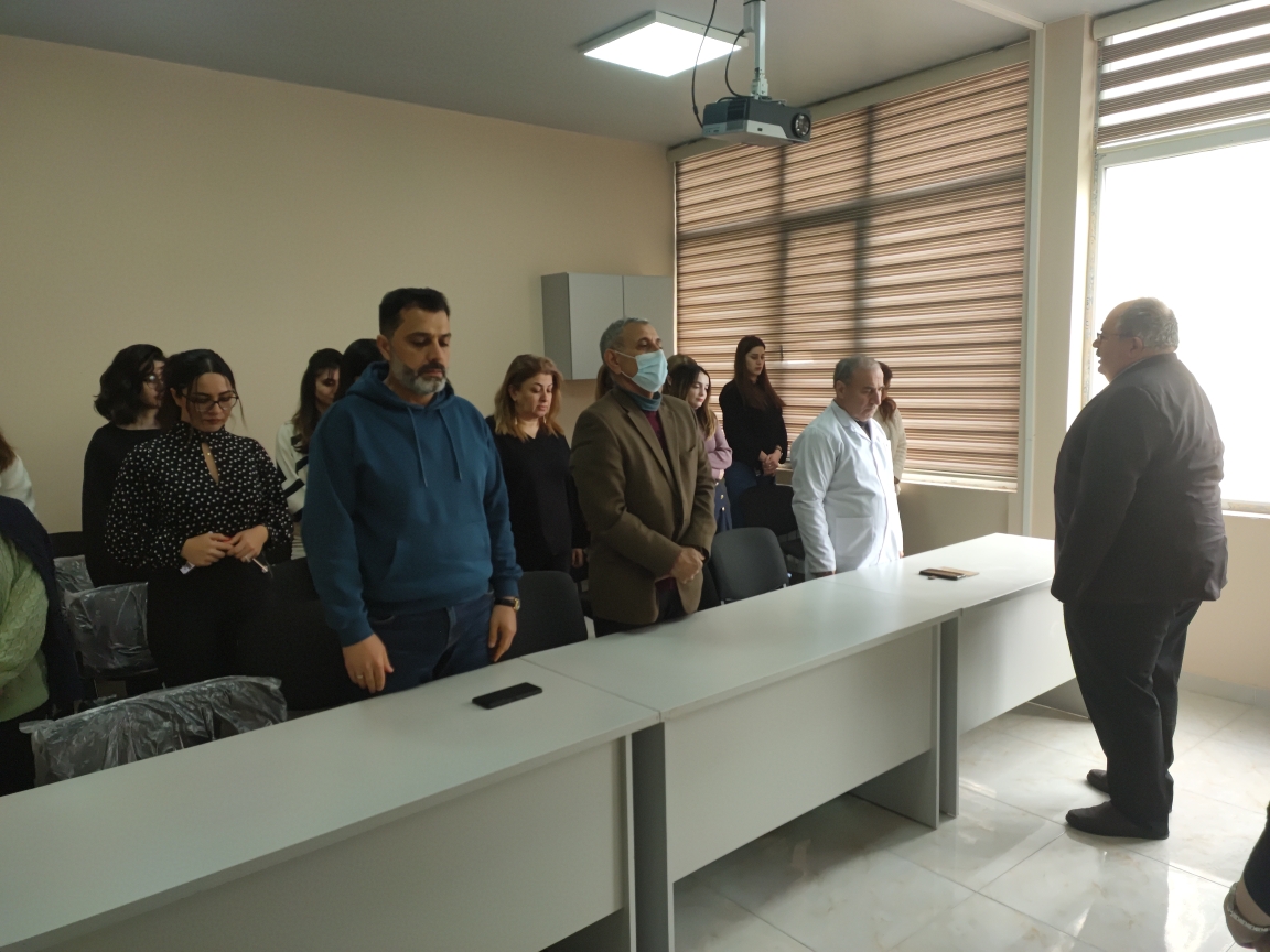 A memorial event dedicated to the 34th anniversary of the "20 January tragedy" was held at the Institute of Biophysics