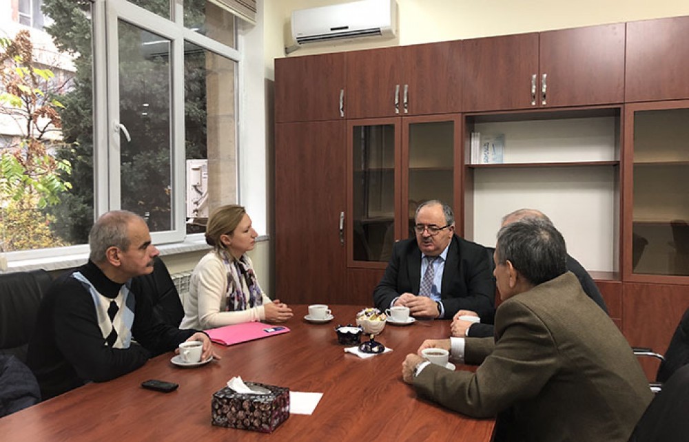 An employee of the Institute of Radiobiology of the National Academy of Sciences of Belarus delivered a presentation at the Institute of Biophysics of Azerbaijan.