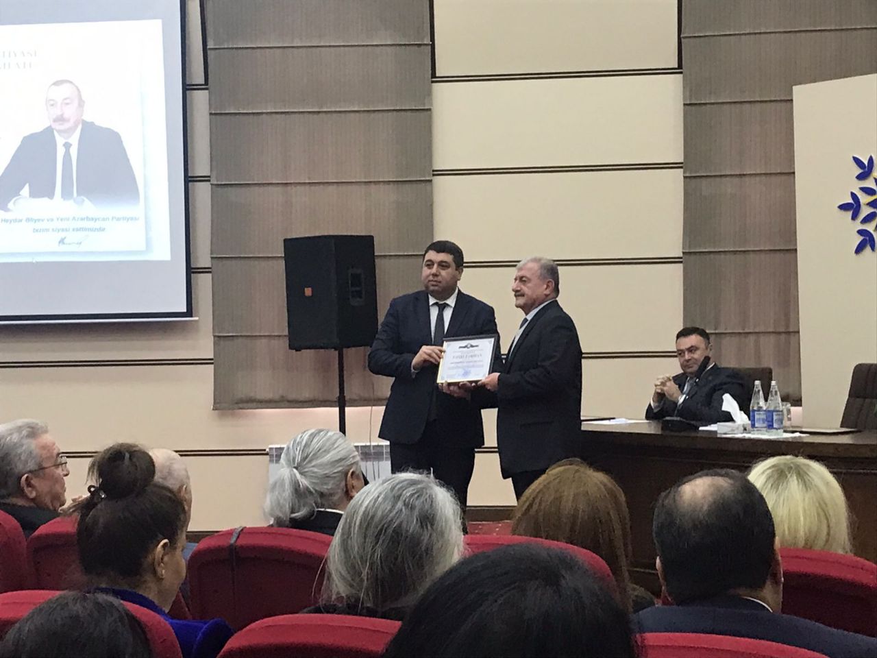 A ceremony was held to mark the 31st anniversary of the establishment of the YAP Yasamal district organization