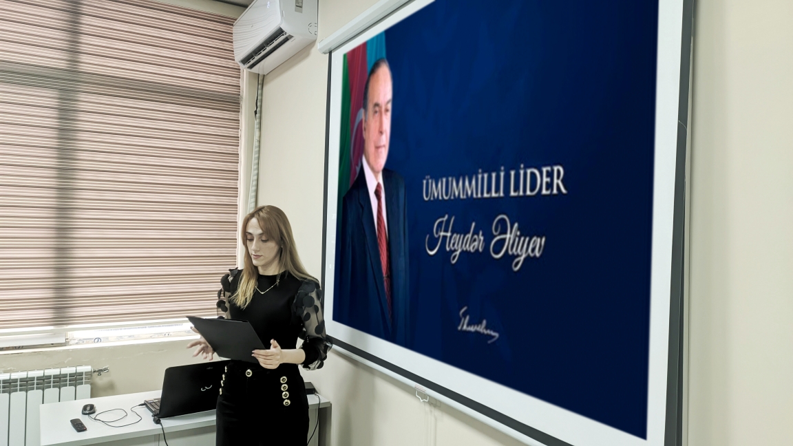 An event dedicated to the commemoration day of National Leader Heydar Aliyev was held at the Institute of Biophysics